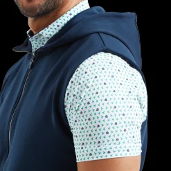 Hoodie Weste Mit Reißverschluss
