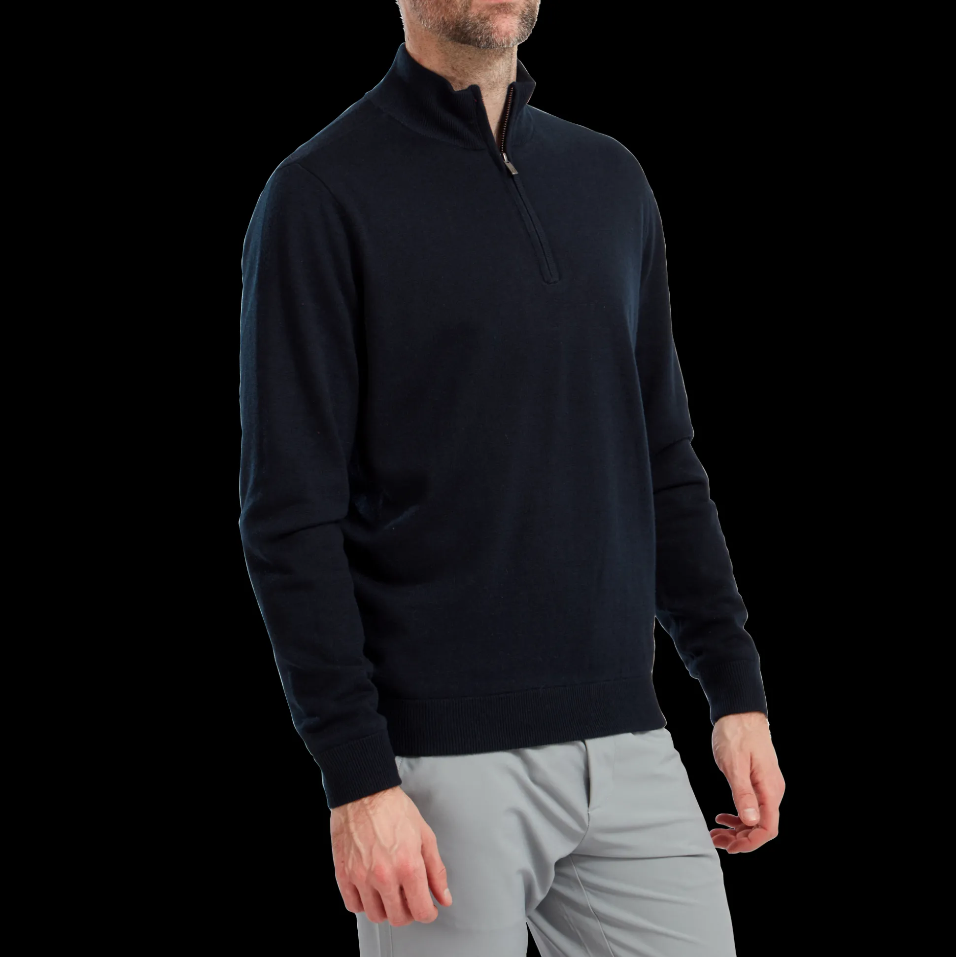 Wollmisch-Pullover, Gefüttert, 1/2 RV